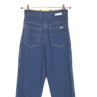 VIN-TR-35135 Vintage denim ψηλόμεσο γυναικείο παντελόνι S-M