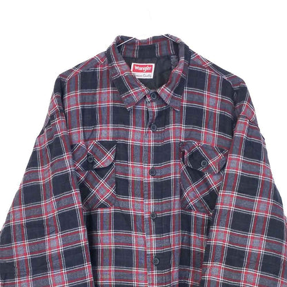 VIN-OUTW-32264 Vintage overshirt πανωφόρι καρό Wrangler 2ΧL