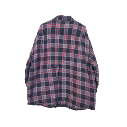 VIN-OUTW-32264 Vintage overshirt πανωφόρι καρό Wrangler 2ΧL