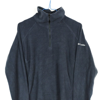 VIN-SW-28642 Preloved fleece γυναικεία μπλούζα μαύρη Columbia XL