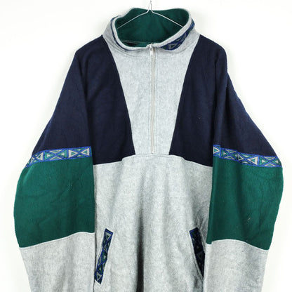 VIN-SW-28707 Vintage fleece μπλούζα γκρι XL