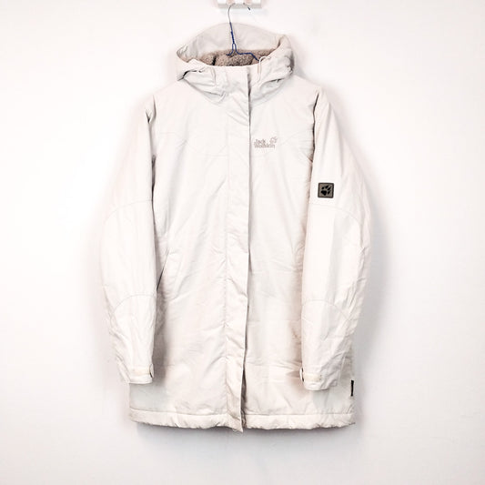 VIN-OUTW-33076 Preloved μπουφάν μπεζ γυναικείο Jack Wolfskin M