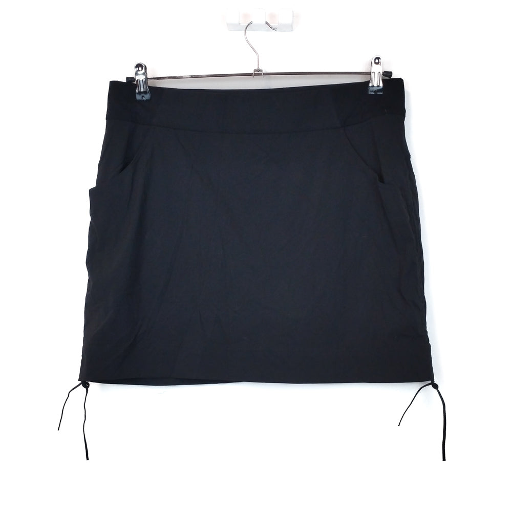 VIN-TR-33010 Preloved μαύρη αθλητική φούστα Columbia XL