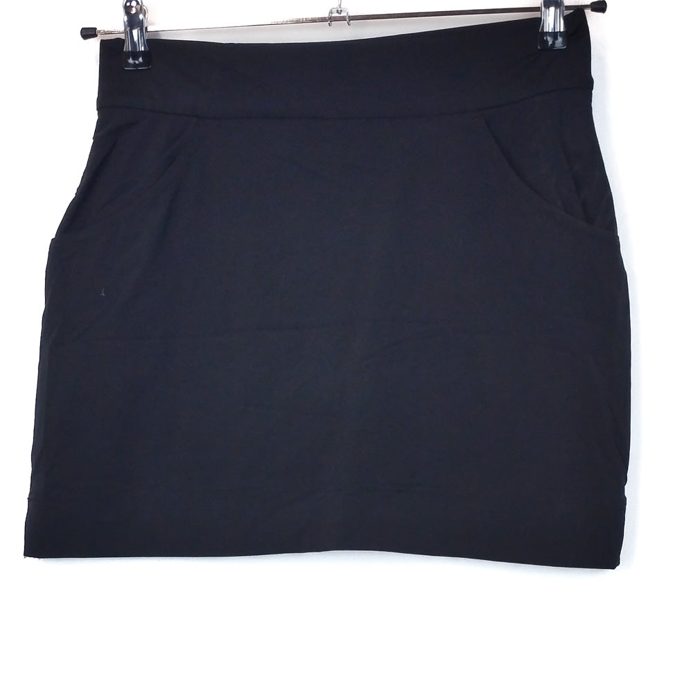 VIN-TR-33019 Preloved μαύρη αθλητική φούστα Columbia S