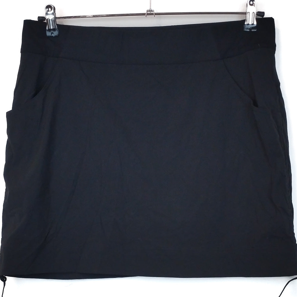 VIN-TR-33010 Preloved μαύρη αθλητική φούστα Columbia XL