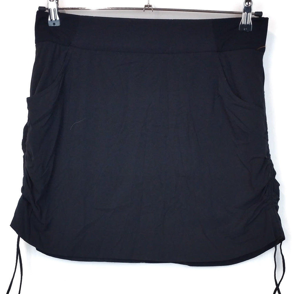 VIN-TR-33009 Preloved μαύρη αθλητική φούστα Columbia L