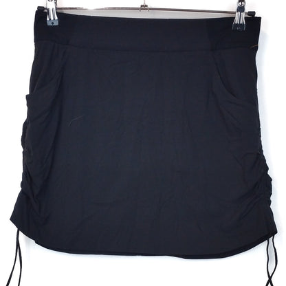 VIN-TR-33009 Preloved μαύρη αθλητική φούστα Columbia L