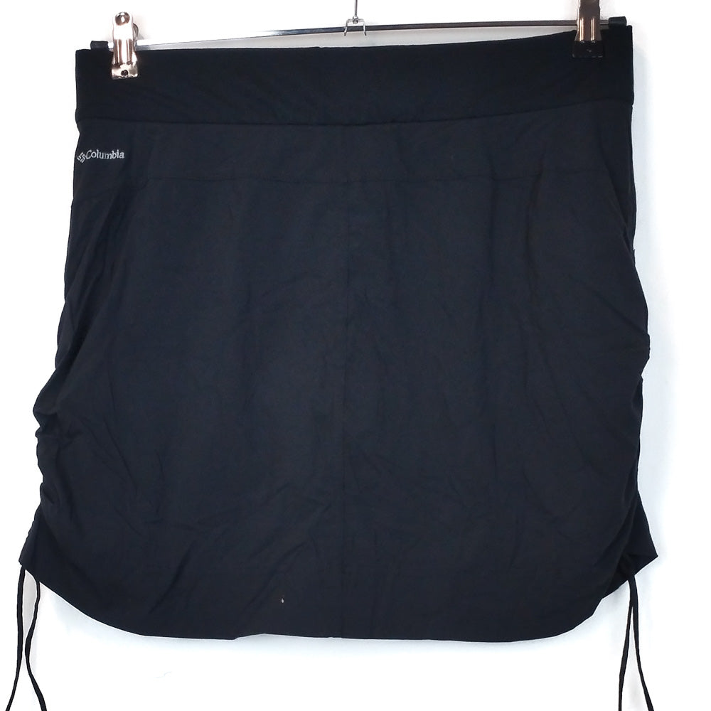 VIN-TR-33009 Preloved μαύρη αθλητική φούστα Columbia L