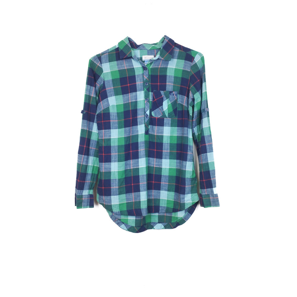 VIN-SW-32281 Preloved πουκάμισο βαμβακερό γυναικείο Columbia S