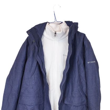 VIN-OUTW-32700 Preloved μπουφάν γυναικείο 3 in 1 Columbia XL