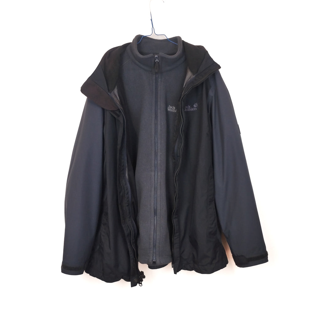 VIN-OUTW-32295 Preloved μπουφάν 3 in 1 γυναικείο Jack Wolfskin 2XL