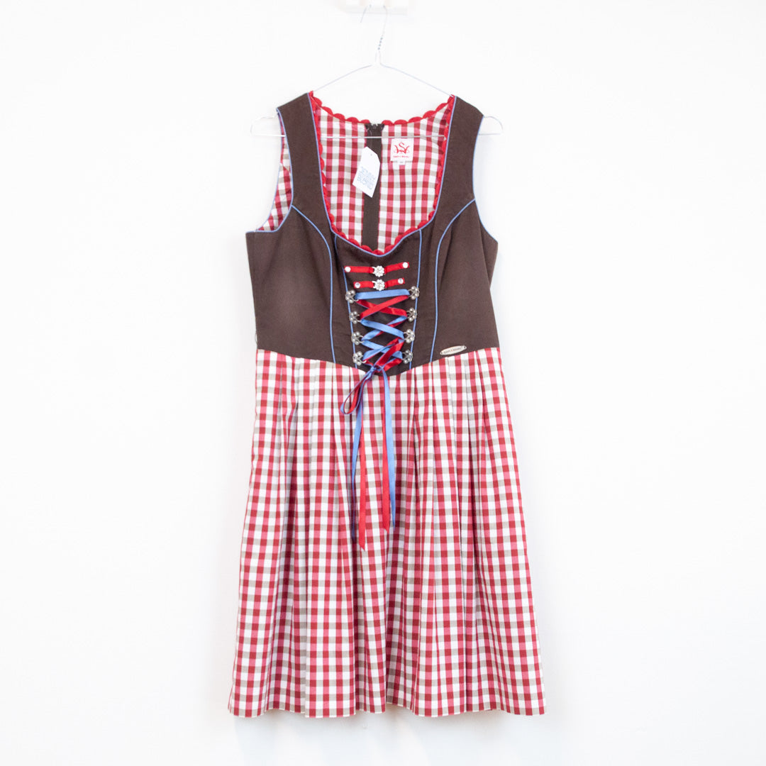 VIN-DR-23988 Vintage φόρεμα Dirndl M-L