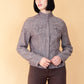 VIN-BLO-23643 Vintage πουκάμισο λινό S