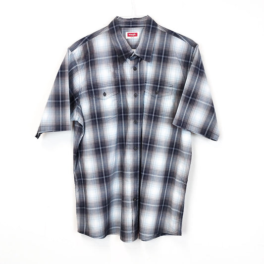 VIN-SHI-27347 Vintage πουκάμισο καρό Wrangler XL