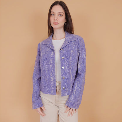 VIN-OUTW-34268 Vintage σακάκι 90s animal print S-M