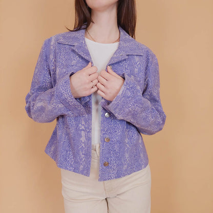 VIN-OUTW-34268 Vintage σακάκι 90s animal print S-M