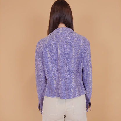 VIN-OUTW-34268 Vintage σακάκι 90s animal print S-M