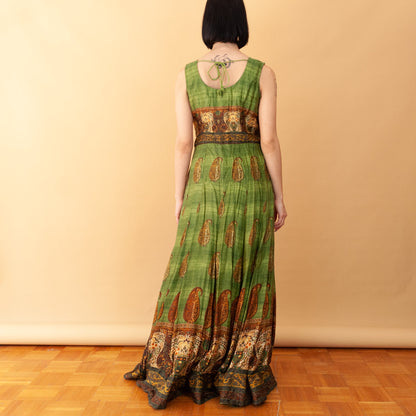 VIN-DR-23875 Vintage φόρεμα Ethnic  L-XL