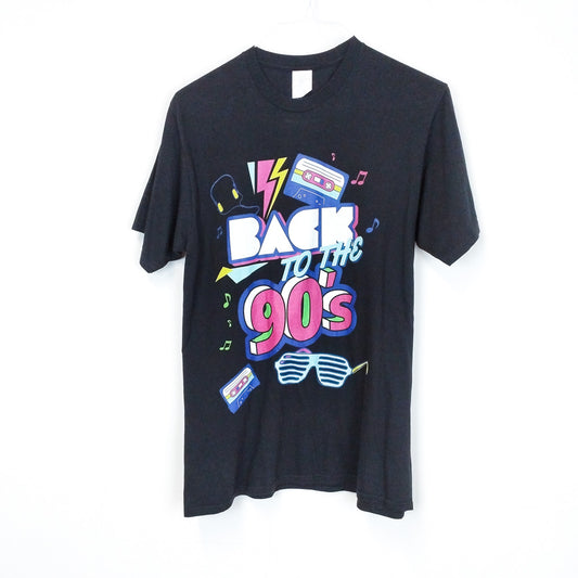 VIN-TEE-27717 Vintage t-shirt μαύρο με 90's print M