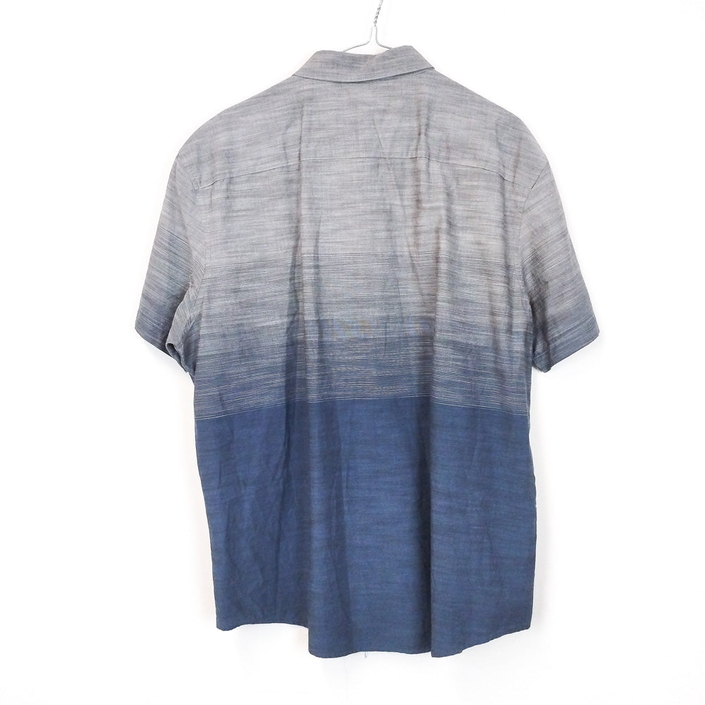VIN-SHI-27619 Vintage πουκάμισο γκρι μπλε ΧL