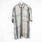 VIN-SHI-24169 Vintage πουκάμισο crazy pattern unisex L