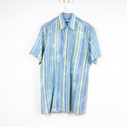 VIN-SHI-24194 Vintage πουκάμισο ριγέ unisex M-L