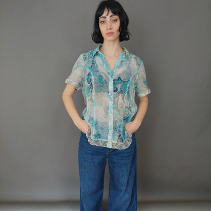 VIN-BLO-26781 Vintage πουκάμισο M
