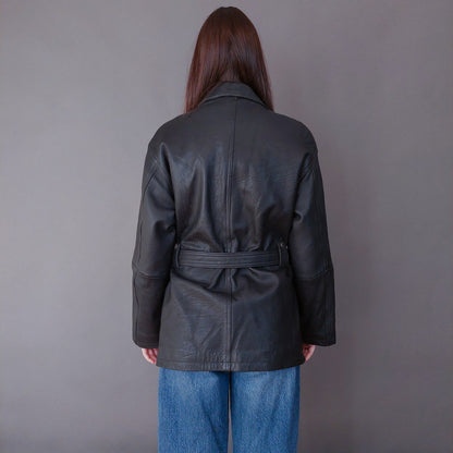 VIN-OUTW-33611 Vintage δερμάτινο jacket perfecto L-XL