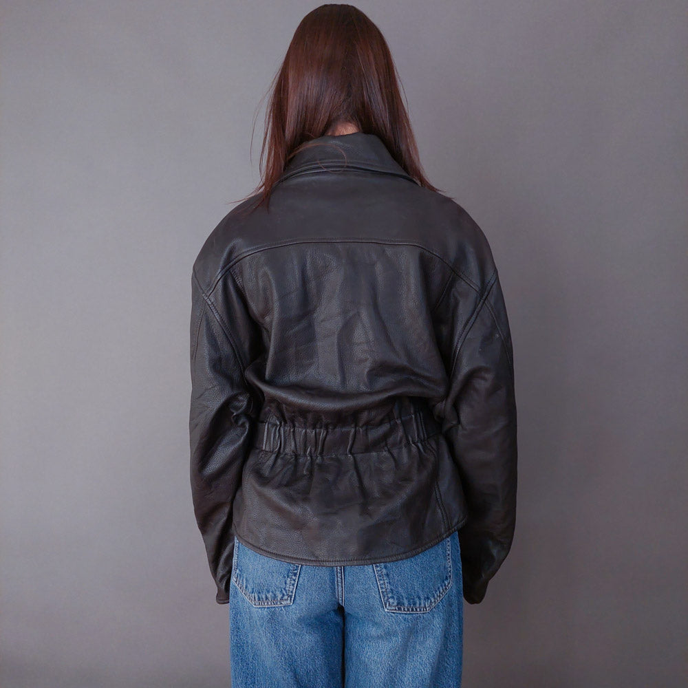 VIN-OUTW-33612 Vintage δερμάτινο jacket perfecto M