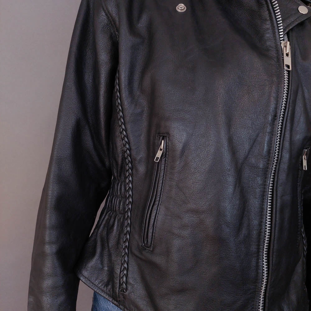 VIN-OUTW-33616 Vintage δερμάτινο jacket perfecto M