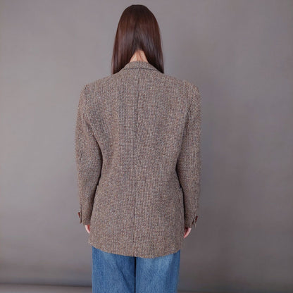 VIN-OUTW-33508 Vintage σακάκι μάλλινο Harris Tweed