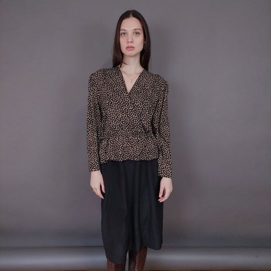 VIN-DR-33586 Vintage φόρεμα 80s style M