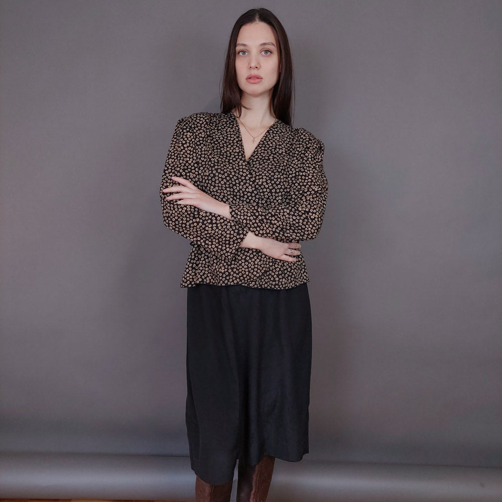 VIN-DR-33586 Vintage φόρεμα 80s style M