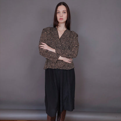 VIN-DR-33586 Vintage φόρεμα 80s style M