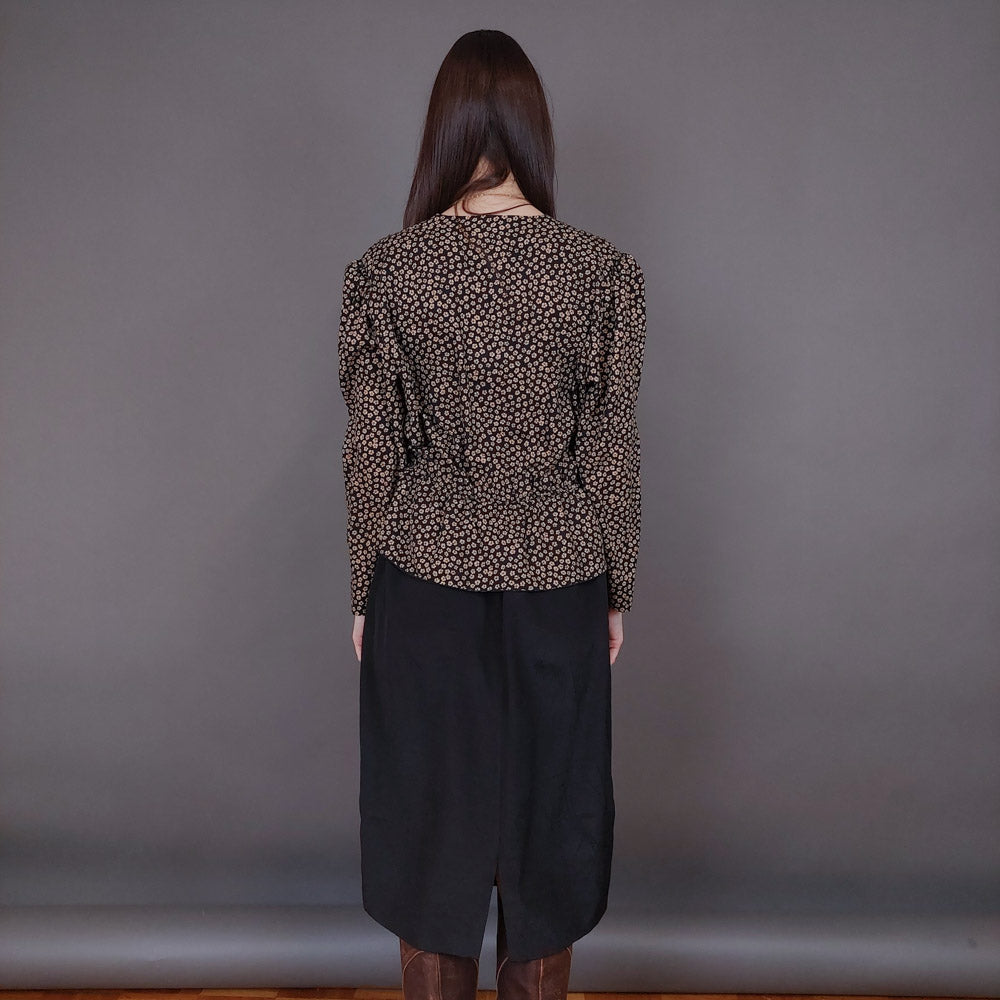 VIN-DR-33586 Vintage φόρεμα 80s style M