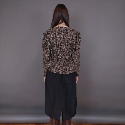 VIN-DR-33586 Vintage φόρεμα 80s style M