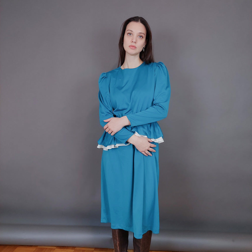 VIN-DR-33577 Vintage φόρεμα βεραμάν M