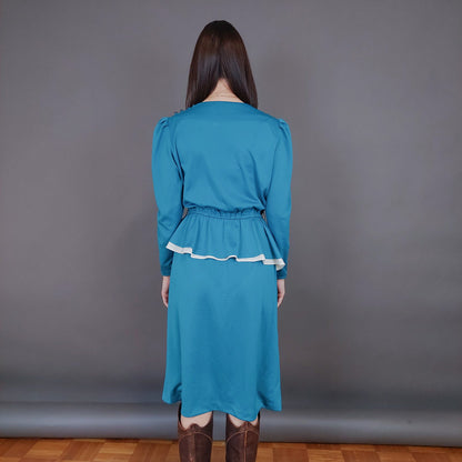 VIN-DR-33577 Vintage φόρεμα βεραμάν M