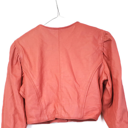 VIN-OUTW-35509 Vintage δερμάτινο jacket 80's style S