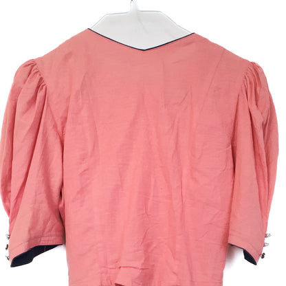 VIN-BLO-35495 Vintage top trachten style S-M