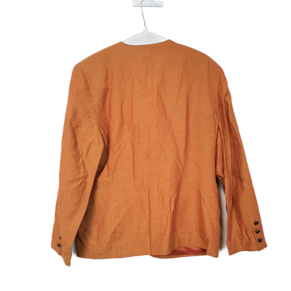 VIN-OUTW-35479 Vintage λεπτό πανωφόρι σακάκι L