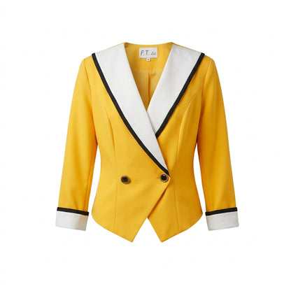 VIN-OUTW-35492 Vintage λεπτό πανωφόρι σακάκι 80's style M