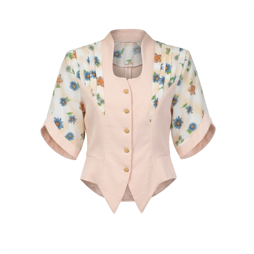 VIN-BLO-35472 Vintage top 80's style L