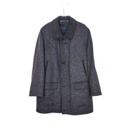 VIN-OUTW-33537 Vintage παλτό μάλλινο με μοχέρ Μ