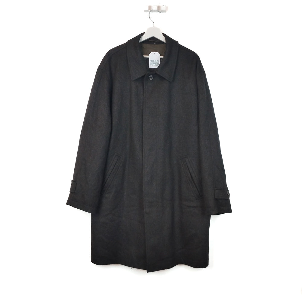 VIN-OUTW-33296 Vintage παλτό μάλλινο 2XL