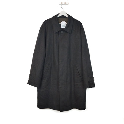 VIN-OUTW-33296 Vintage παλτό μάλλινο 2XL