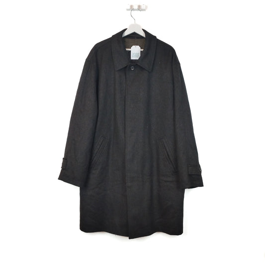 VIN-OUTW-33296 Vintage παλτό μάλλινο 2XL