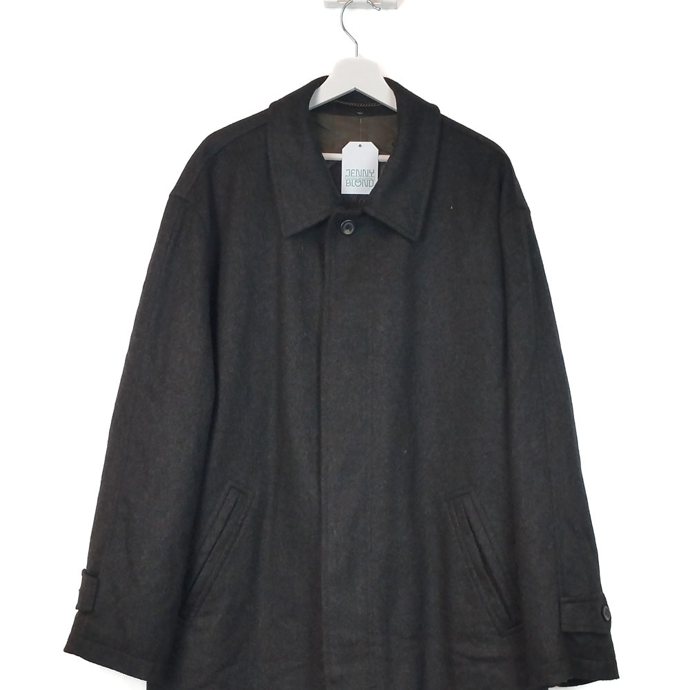 VIN-OUTW-33296 Vintage παλτό μάλλινο 2XL