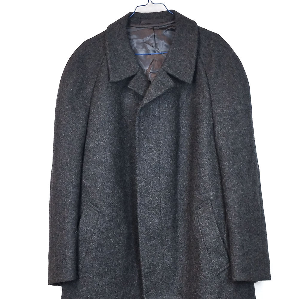 VIN-OUTW-33543 Vintage παλτό μάλλινο γκρι XL