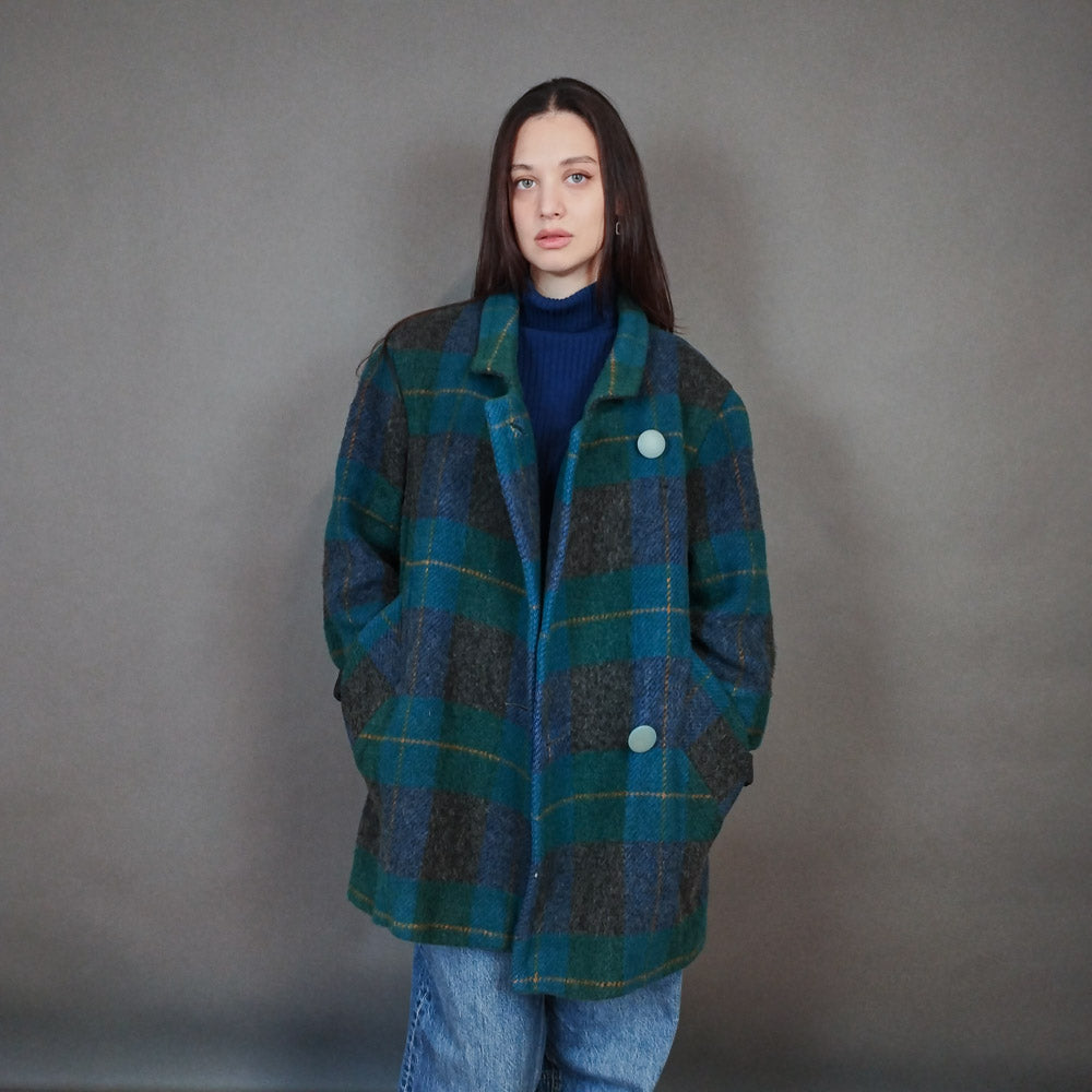 VIN-OUTW-33311 Vintage παλτό γυναικείο M-L